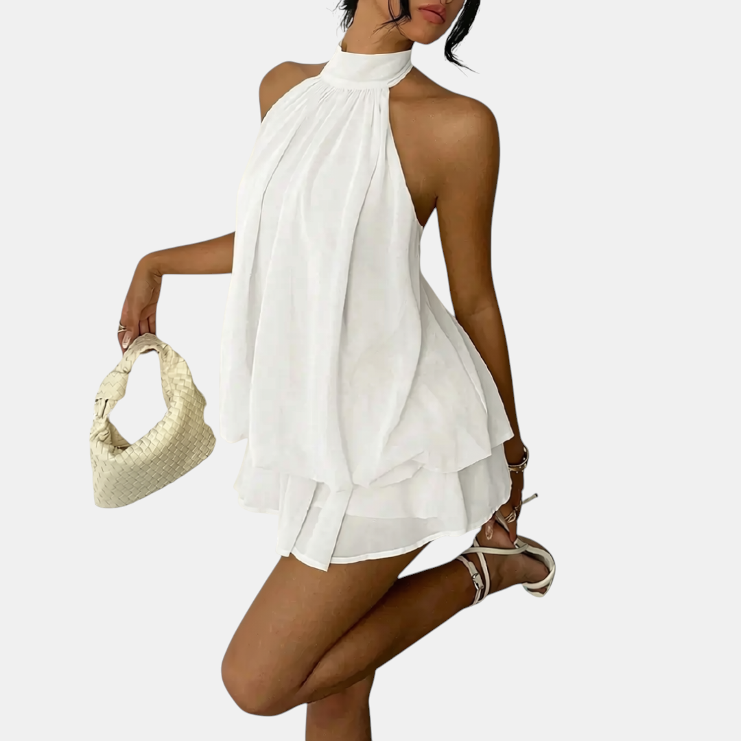 CLEO™ – Breezy Polka Dot Swing Dress